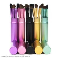 5PCS Travel Portable Eye Makeup Brushes Set Eyeliner Eyebrow Brush