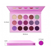 Chinese suppliers cheap mineral 4 colors eye shadow palette packaging private label brush for women