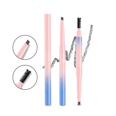 Custom Makeup Automatic Eyebrow Pencil With Eye Brows Brush Waterproof Long-lasting eyebrow pencil