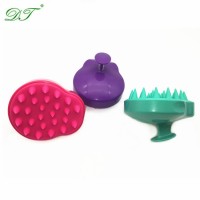 Anti-Slip Soft Silicone Head Body Massager Shampoo Scalp Brush